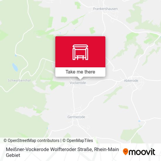 Карта Meißner-Vockerode Wolfteroder Straße