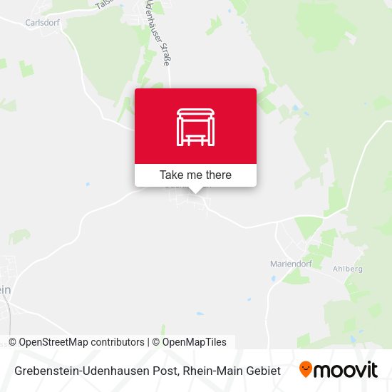 Карта Grebenstein-Udenhausen Post