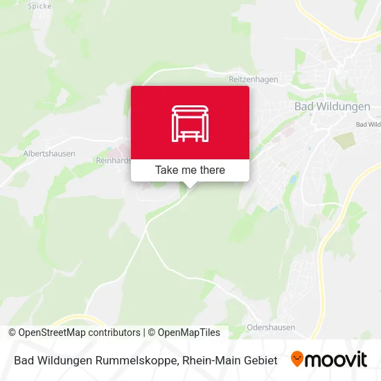 Карта Bad Wildungen Rummelskoppe