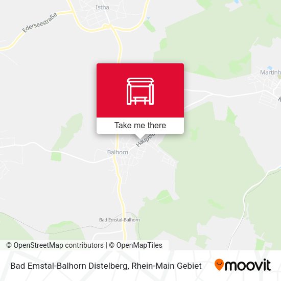 Карта Bad Emstal-Balhorn Distelberg