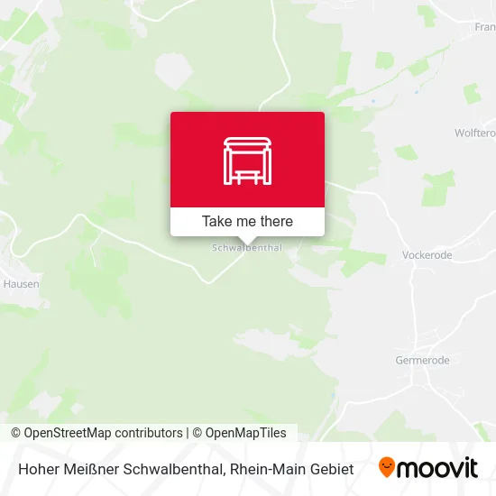 Карта Hoher Meißner Schwalbenthal
