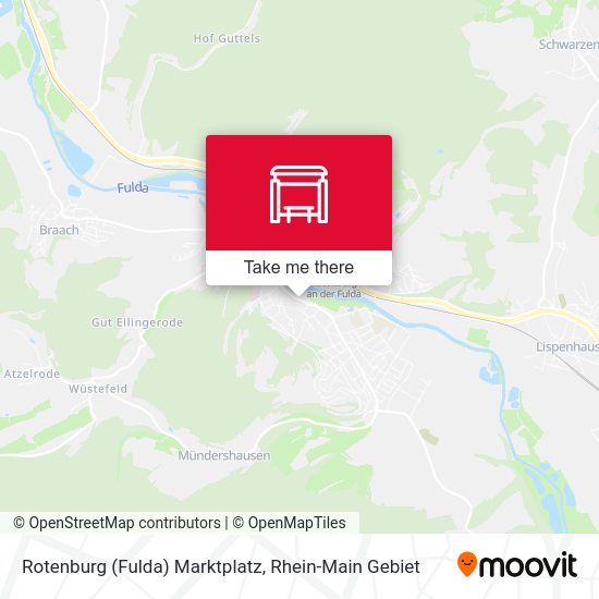 Карта Rotenburg (Fulda) Marktplatz