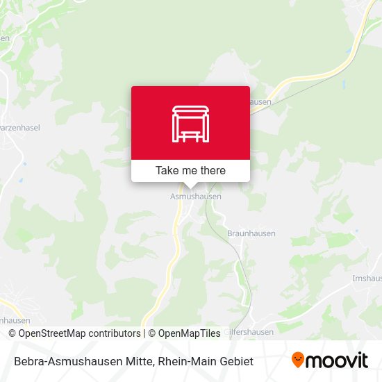 Карта Bebra-Asmushausen Mitte