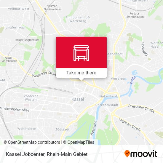 Карта Kassel Jobcenter