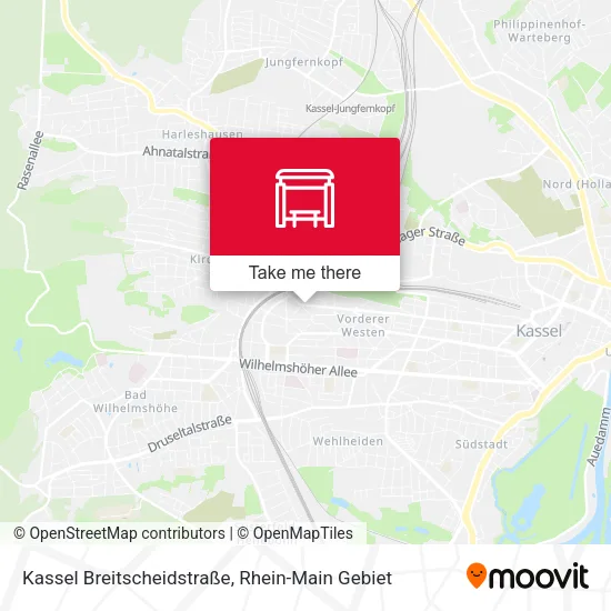 Карта Kassel Breitscheidstraße