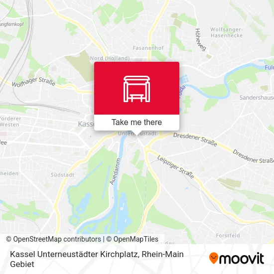 Карта Kassel Unterneustädter Kirchplatz