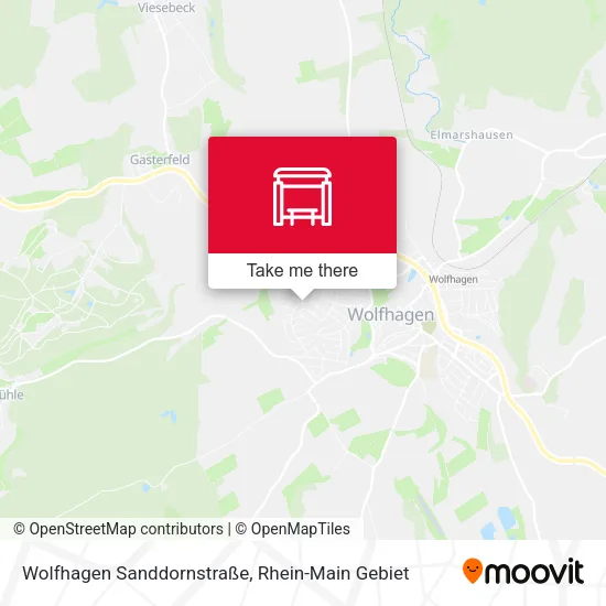 Карта Wolfhagen Sanddornstraße