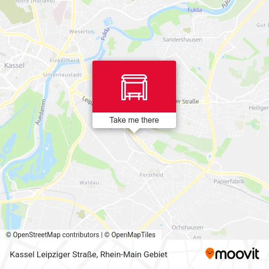 Карта Kassel Leipziger Straße