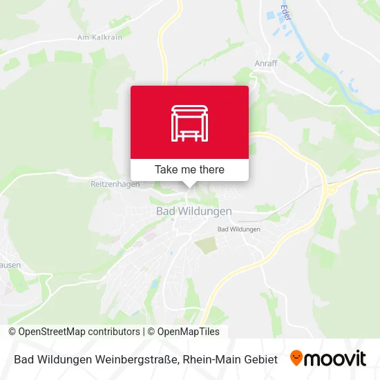 Карта Bad Wildungen Weinbergstraße