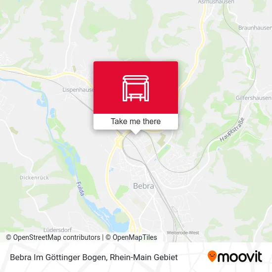 Карта Bebra Im Göttinger Bogen