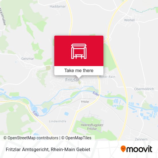 Карта Fritzlar Amtsgericht