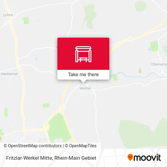 Fritzlar-Werkel Mitte map