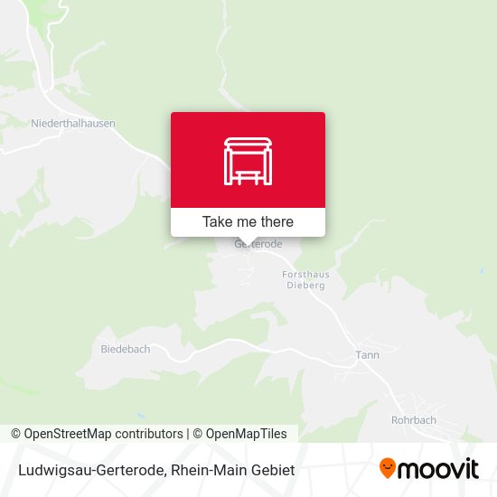 Карта Ludwigsau-Gerterode