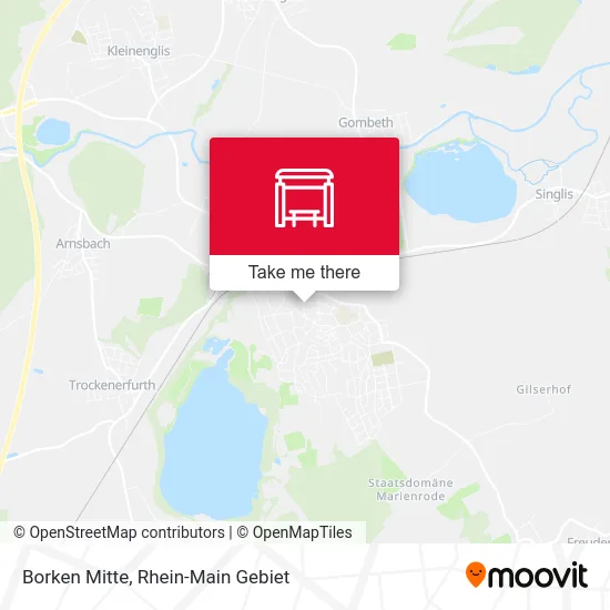 Карта Borken Mitte
