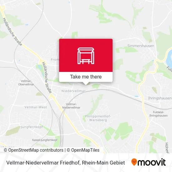 Карта Vellmar-Niedervellmar Friedhof