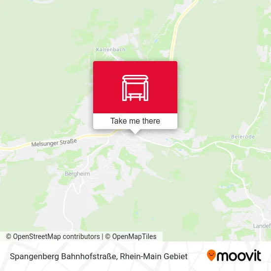 Карта Spangenberg Bahnhofstraße