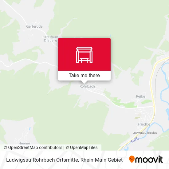 Карта Ludwigsau-Rohrbach Ortsmitte
