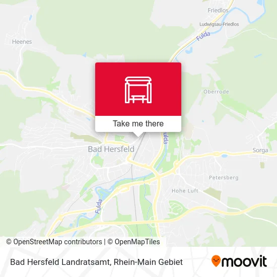 Карта Bad Hersfeld Landratsamt
