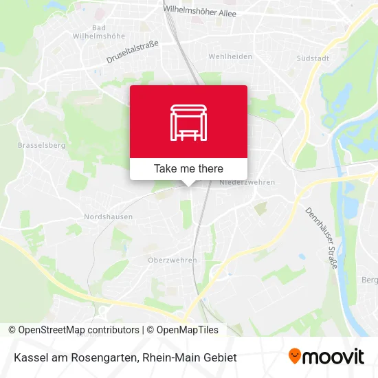 Карта Kassel am Rosengarten