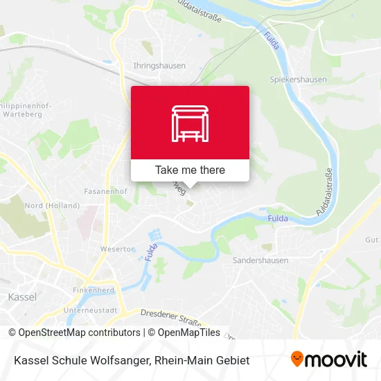 Карта Kassel Schule Wolfsanger