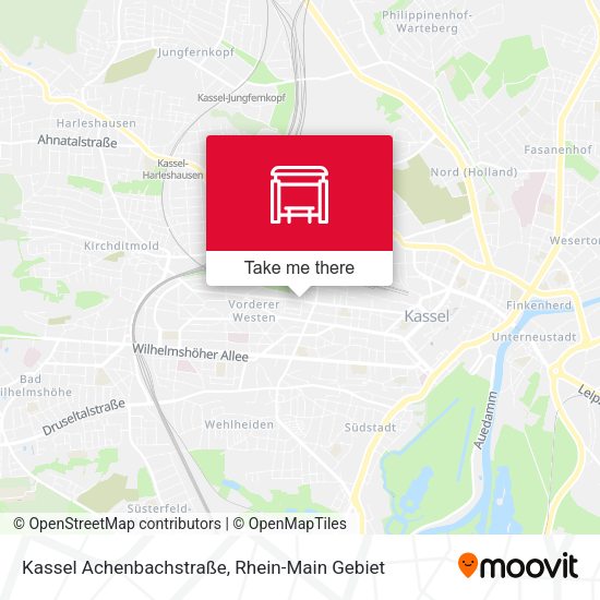 Карта Kassel Achenbachstraße
