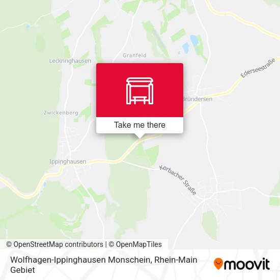 Карта Wolfhagen-Ippinghausen Monschein