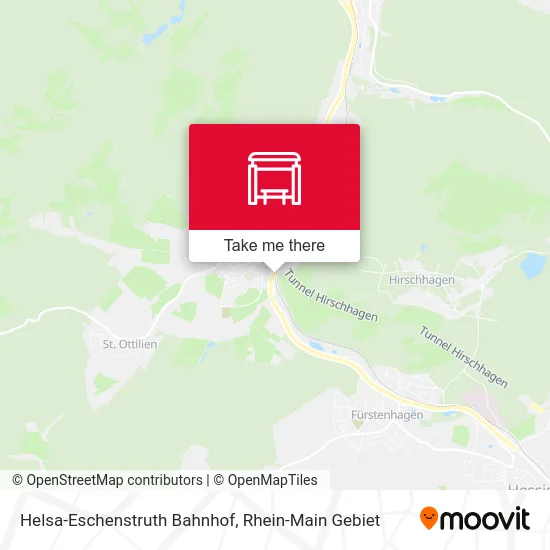 Карта Helsa-Eschenstruth Bahnhof