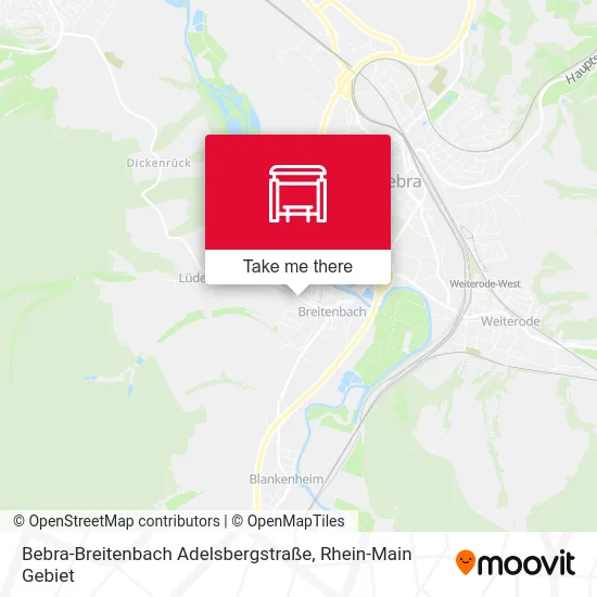Карта Bebra-Breitenbach Adelsbergstraße