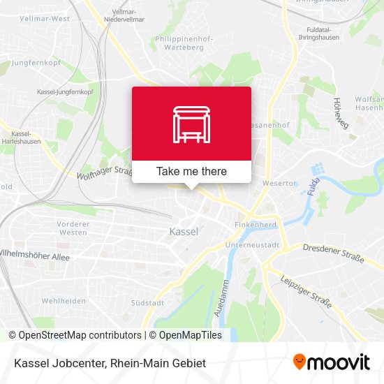 Карта Kassel Jobcenter