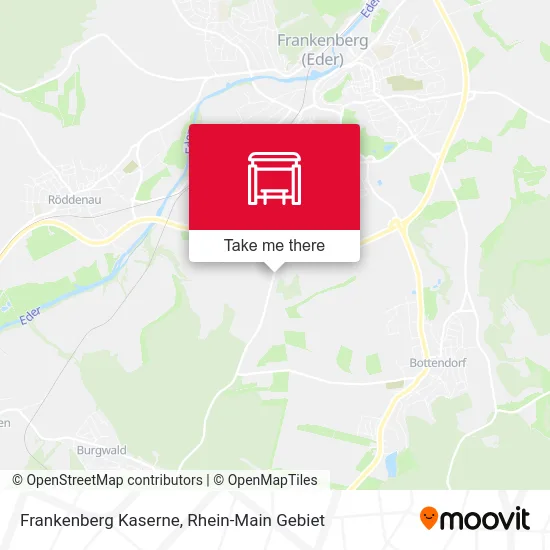 Карта Frankenberg Kaserne
