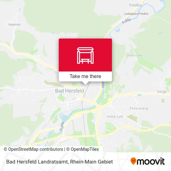 Карта Bad Hersfeld Landratsamt