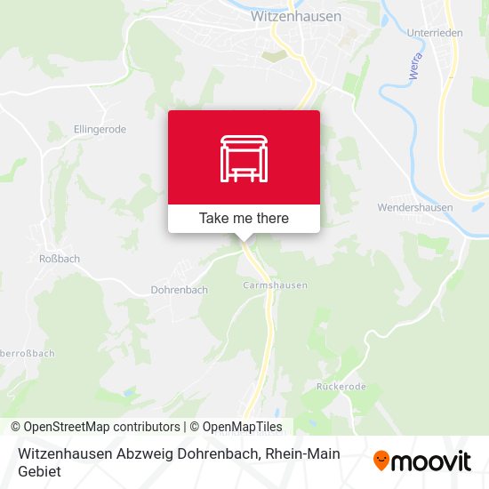 Карта Witzenhausen Abzweig Dohrenbach