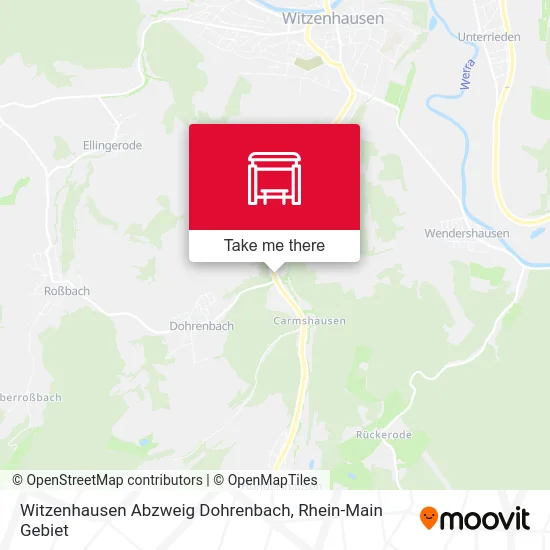 Карта Witzenhausen Abzweig Dohrenbach