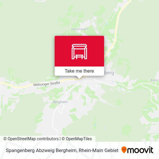 Карта Spangenberg Abzweig Bergheim