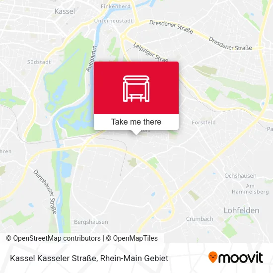 Карта Kassel Kasseler Straße
