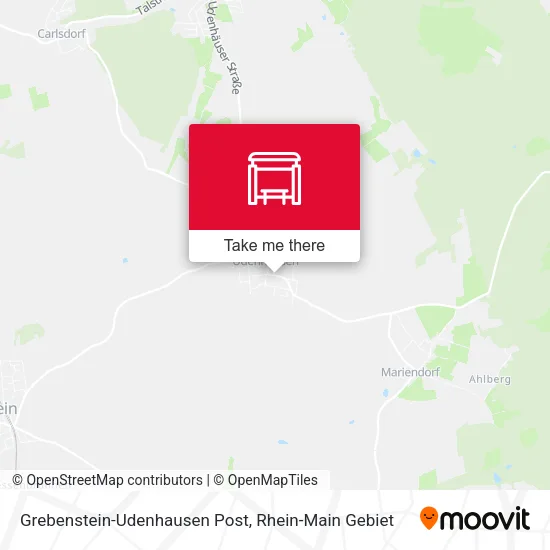 Карта Grebenstein-Udenhausen Post