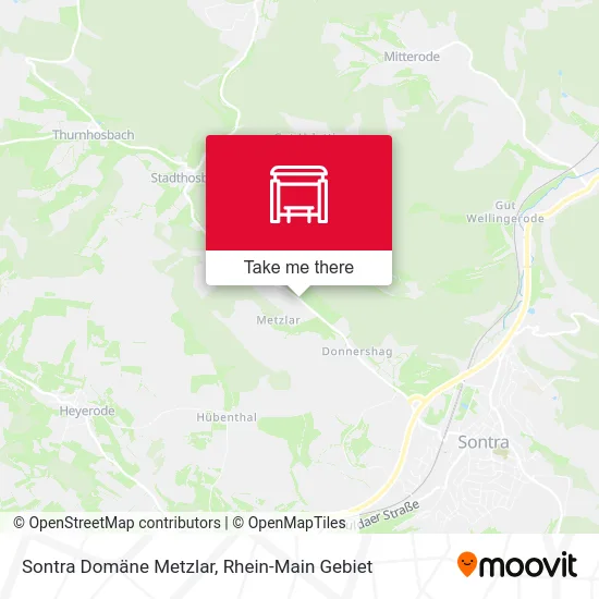 Карта Sontra Domäne Metzlar