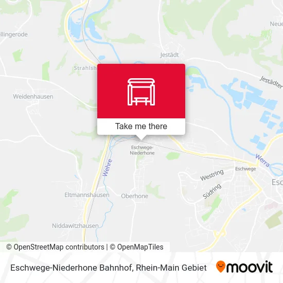 Карта Eschwege-Niederhone Bahnhof