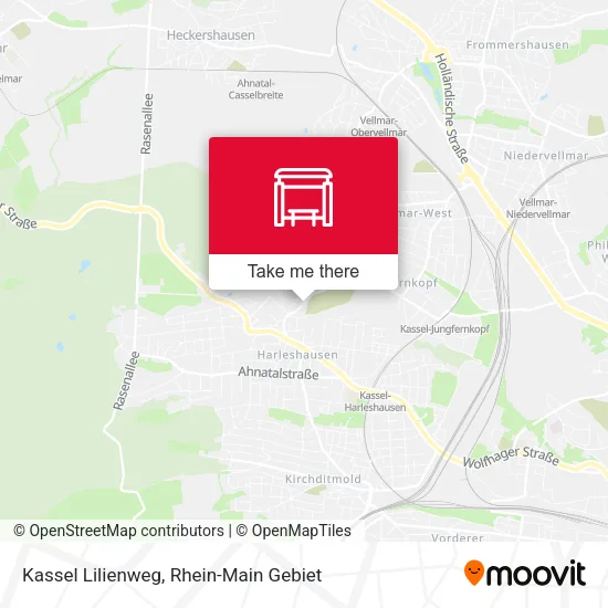 Карта Kassel Lilienweg
