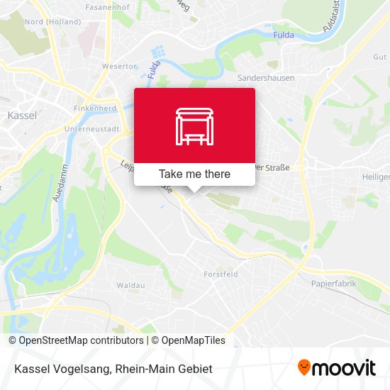 Карта Kassel Vogelsang