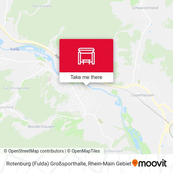 Карта Rotenburg (Fulda) Großsporthalle