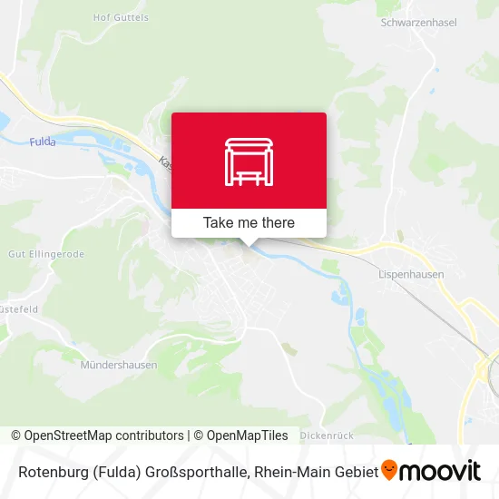 Карта Rotenburg (Fulda) Großsporthalle