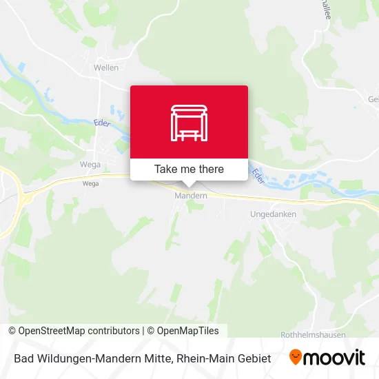Карта Bad Wildungen-Mandern Mitte