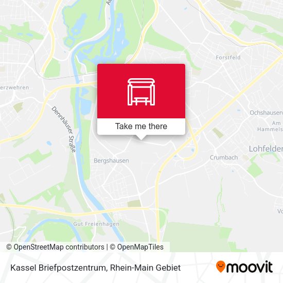 Карта Kassel Briefpostzentrum