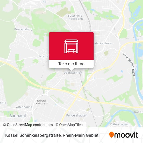 Карта Kassel Schenkelsbergstraße