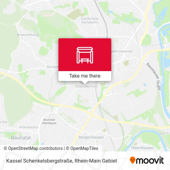 Карта Kassel Schenkelsbergstraße