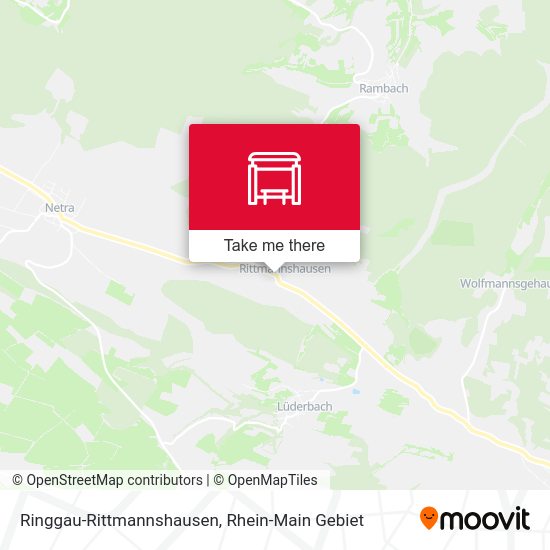 Карта Ringgau-Rittmannshausen
