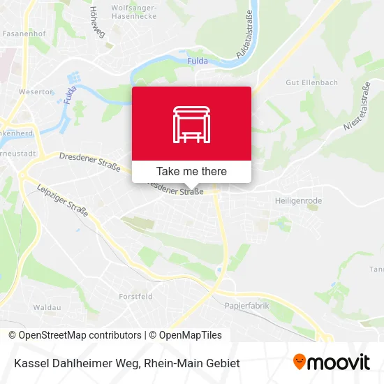 Карта Kassel Dahlheimer Weg
