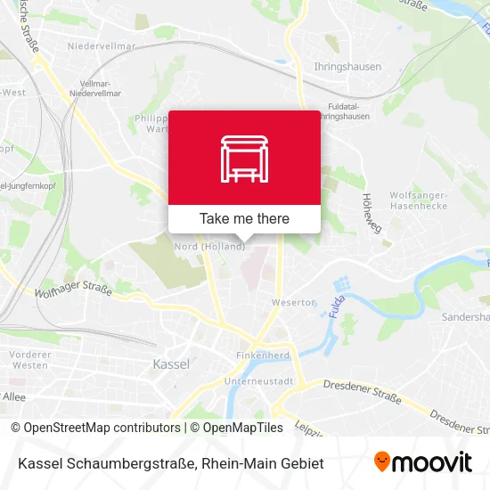 Карта Kassel Schaumbergstraße