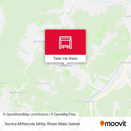 Карта Sontra-Mitterode Mitte